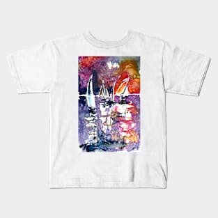 Sailboat resting Kids T-Shirt